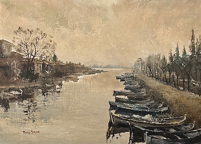 Remzi İren imzalı tablo — Yağlı Boya, 48×69 cm, 30.000 TL müzayede satışı