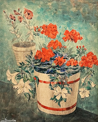 Şinasi Barutçu imzalı tablo — Karışık Teknik, 50×40 cm, 20.000 TL müzayede satışı