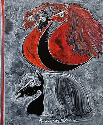 Süleyman Saim Tekcan imzalı tablo — Yağlı Boya, 60×50 cm, 250.000 TL müzayede satışı