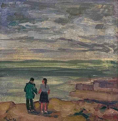 Elif Naci imzalı tablo — Yağlı Boya, 20×20 cm, 70.000 TL müzayede satışı