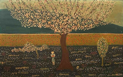 Fahir Aksoy imzalı tablo — Yağlı Boya, 44×69 cm, 57.500 TL müzayede satışı
