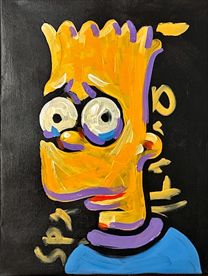 Miri imzalı tablo — Akrilik Boya, 40×50 cm, 550 TL müzayede satışı