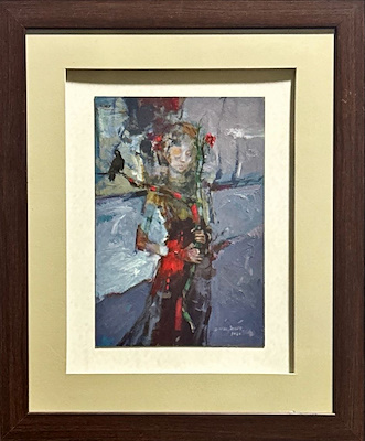 Soner Göksay imzalı tablo — Akrilik Boya, 20×30 cm, 7.000 TL müzayede satışı