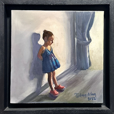 Türkmen Alkan imzalı tablo — Akrilik Boya, 25×25 cm, 2.000 TL müzayede satışı