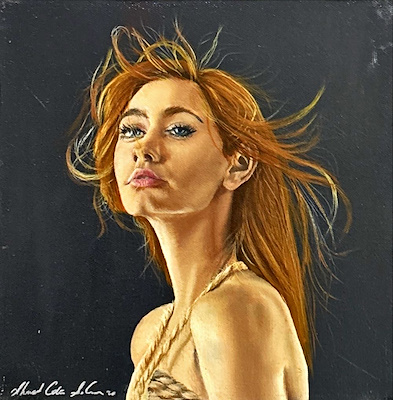 A. Cabir Aslan imzalı tablo — Yağlı Boya, 25×25 cm, 1.000 TL müzayede satışı