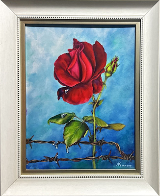 Nevruz Erken imzalı tablo — Akrilik Boya, 35×45 cm, 2.000 TL müzayede satışı