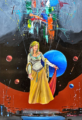 Melikşah Yıldırım imzalı tablo — Yağlı Boya, 70×100 cm, 13.000 TL müzayede satışı