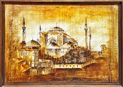 Cemal Toy imzalı tablo — 22×32 cm, 7.000 TL müzayede satışı