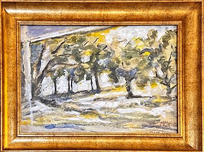 Nafız Çamlıbel imzalı tablo — Sulu Boya, 33×47 cm, 4.500 TL müzayede satışı