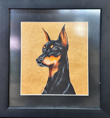 Sety imzalı tablo — Karışık Teknik, 15×15 cm, 2.000 TL müzayede satışı