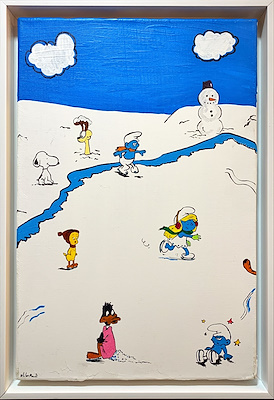 Nilüfer Manafi imzalı tablo — Akrilik Boya, 40×60 cm, 3.500 TL müzayede satışı