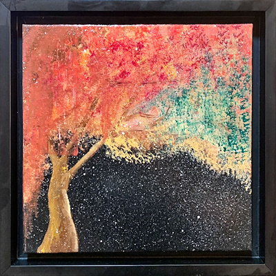 Yağmur Balcı imzalı tablo — Akrilik Boya, 30×30 cm, 1.500 TL müzayede satışı
