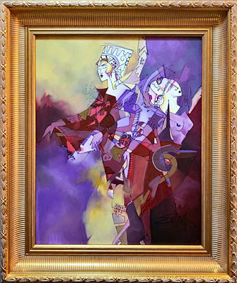 Haluk Evitan imzalı tablo — Akrilik Boya, 50×60 cm, 37.000 TL müzayede satışı