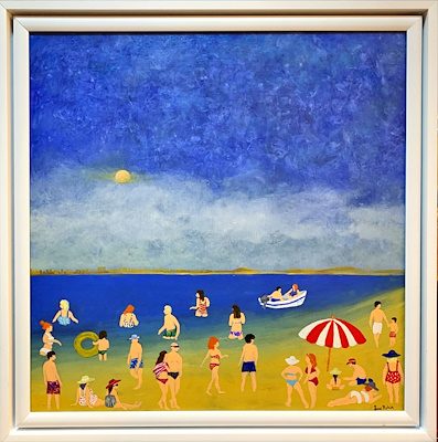 Soner Pişkin imzalı tablo — Yağlı Boya, 60×60 cm, 4.500 TL müzayede satışı