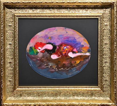Alp Bartu imzalı tablo — Akrilik Boya, 28×36 cm, 20.000 TL müzayede satışı