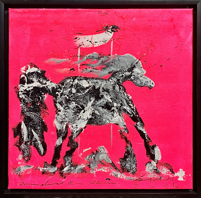 Seyed Davoud imzalı tablo — Akrilik Boya, 60×60 cm, 15.000 TL müzayede satışı
