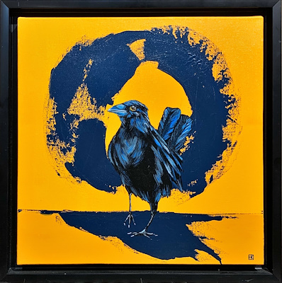 Hüseyin Karababalar imzalı tablo — Akrilik Boya, 40×40 cm, 5.500 TL müzayede satışı