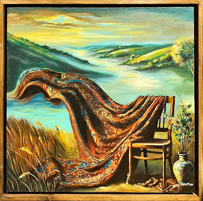 Nesibe Bozlak imzalı tablo — Akrilik Boya, 60×60 cm, 6.000 TL müzayede satışı