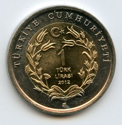 1 TL 2012 ÇA-KIZIL GEYİK | Pay Mezat