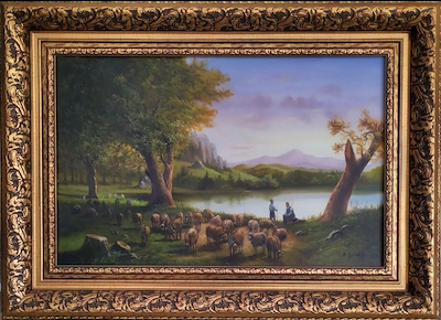 Ahmet Birol Can imzalı tablo — Yağlı Boya, 56×77 cm, 22.470 TL müzayede satışı