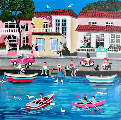 Ayşın Özen imzalı tablo — Akrilik Boya, 50×50 cm, 7.928 TL müzayede satışı