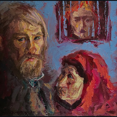 Mustafa Haykır imzalı tablo — Yağlı Boya, 40×40 cm, 15.000 TL müzayede satışı