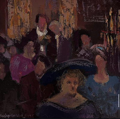 Mustafa Haykır imzalı tablo — Yağlı Boya, 40×40 cm, 14.363 TL müzayede satışı