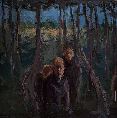 Mustafa Haykır imzalı tablo — Yağlı Boya, 40×40 cm, 14.363 TL müzayede satışı