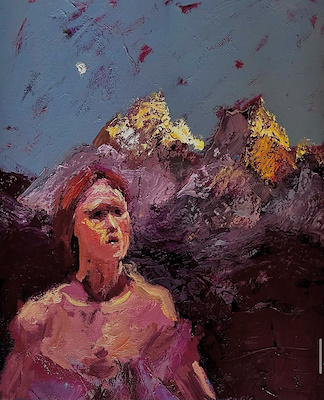 Mustafa Haykır imzalı tablo — Yağlı Boya, 40×40 cm, 14.363 TL müzayede satışı