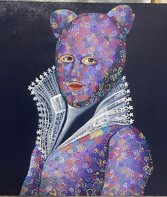 Delal Tekin imzalı tablo — Akrilik Boya, 50×50 cm, 7.182 TL müzayede satışı