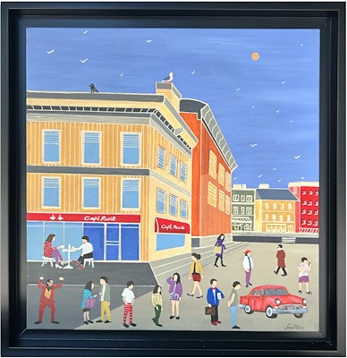 Soner Pişkin imzalı tablo — Yağlı Boya, 50×50 cm, 4.000 TL müzayede satışı