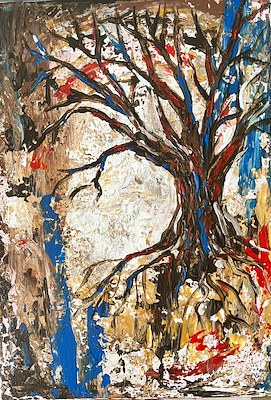 Gamze Abdüloğlu imzalı tablo — Yağlı Boya, 35×25 cm, 1.000 TL müzayede satışı