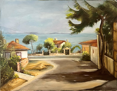 Mihriban Sanıvar imzalı tablo — Yağlı Boya, 40×60 cm, 1.200 TL müzayede satışı