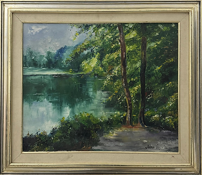 Neşe Üçer imzalı tablo — Yağlı Boya, 50×60 cm, 6.000 TL müzayede satışı