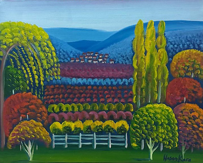 Hasan Kara imzalı tablo — Akrilik Boya, 40×50 cm, 4.500 TL müzayede satışı