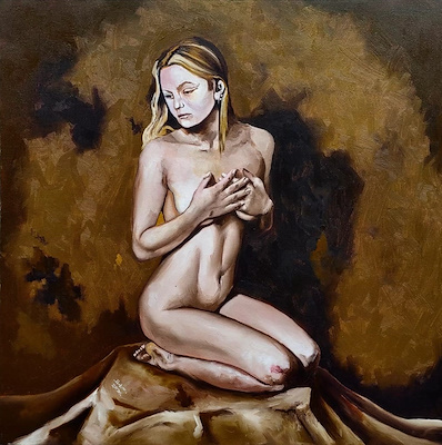 Ahmet Hakan Akkuş imzalı tablo — Yağlı Boya, 70×70 cm, 2.500 TL müzayede satışı