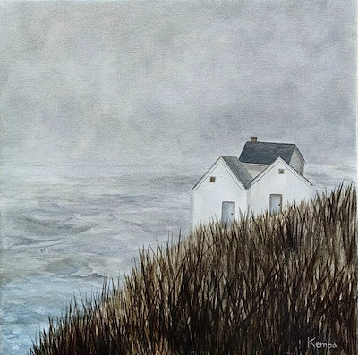 Katheryn Kempa imzalı tablo — Akrilik Boya, 30×30 cm, 4.500 TL müzayede satışı