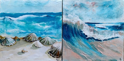 Alp Köklü imzalı tablo — Yağlı Boya, 30×30 cm, 2.500 TL müzayede satışı