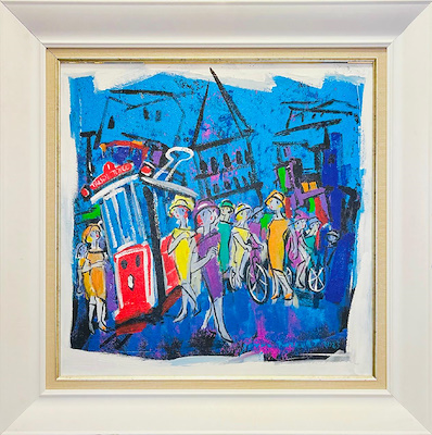 Yavuz Bozkurt imzalı tablo — Yağlı Boya, 60×60 cm, 17.000 TL müzayede satışı