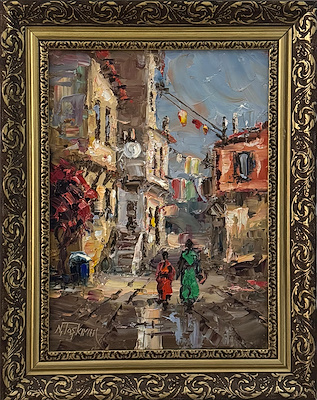 Nihat Taşkıran imzalı tablo — Yağlı Boya, 40×30 cm, 5.750 TL müzayede satışı