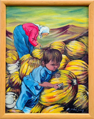 Ali Sinan Şahin imzalı tablo — Yağlı Boya, 45×35 cm, 1.500 TL müzayede satışı