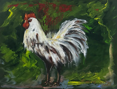 Emine Türker imzalı tablo — Yağlı Boya, 21×27.5 cm, 600 TL müzayede satışı