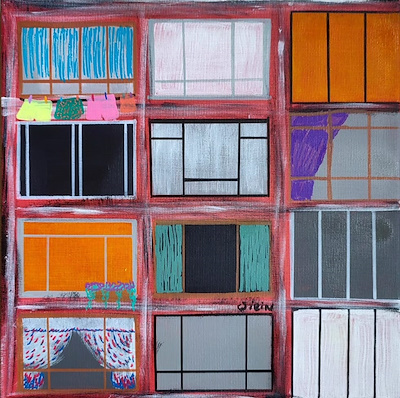Şirin Yaman imzalı tablo — Yağlı Boya, 30×30 cm, 1.000 TL müzayede satışı