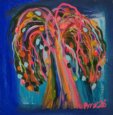 Beril Karaorman imzalı tablo — Akrilik Boya, 30×30 cm, 1.000 TL müzayede satışı