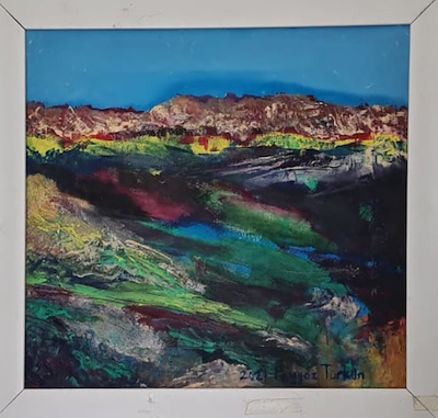 Feyyaz Türkün imzalı tablo — Akrilik Boya, 30×30 cm, 1.000 TL müzayede satışı