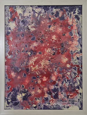 Fatma Nazan Özsaka imzalı tablo — Akrilik Boya, 30×40 cm, 1.000 TL müzayede satışı