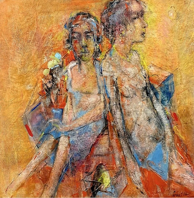 Ünal Kuş imzalı tablo — Yağlı Boya, 48×40 cm, 11.250 TL müzayede satışı