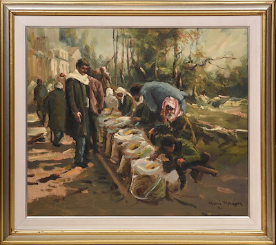 Remzi Taşkıran imzalı tablo — Yağlı Boya, 60×70 cm, 17.000 TL müzayede satışı