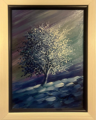 Songül Ketizmen imzalı tablo — Akrilik Boya, 31×22 cm, 3.000 TL müzayede satışı