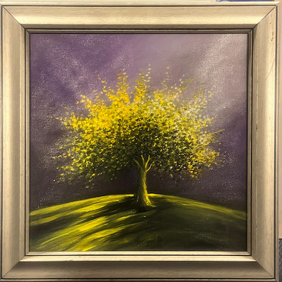 Songül Ketizmen imzalı tablo — Akrilik Boya, 30×30 cm, 4.000 TL müzayede satışı